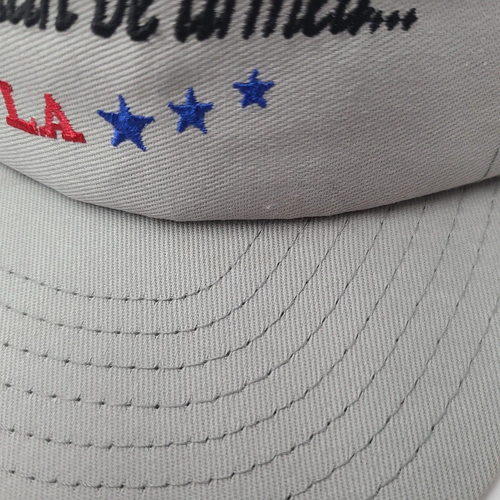 Vintage NRA ILA Hat Snapback Louisville Mfg Co Gray 2nd Amendment Every Man Arm